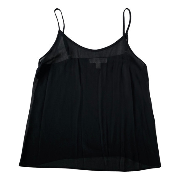 Michael Kors Tops - MICHAEL KORS Sheer Black Tank Top Camisole Blouse Small